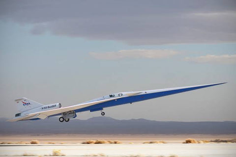 NASA unveils a new generation of aircraft that breaks the sound barrier without