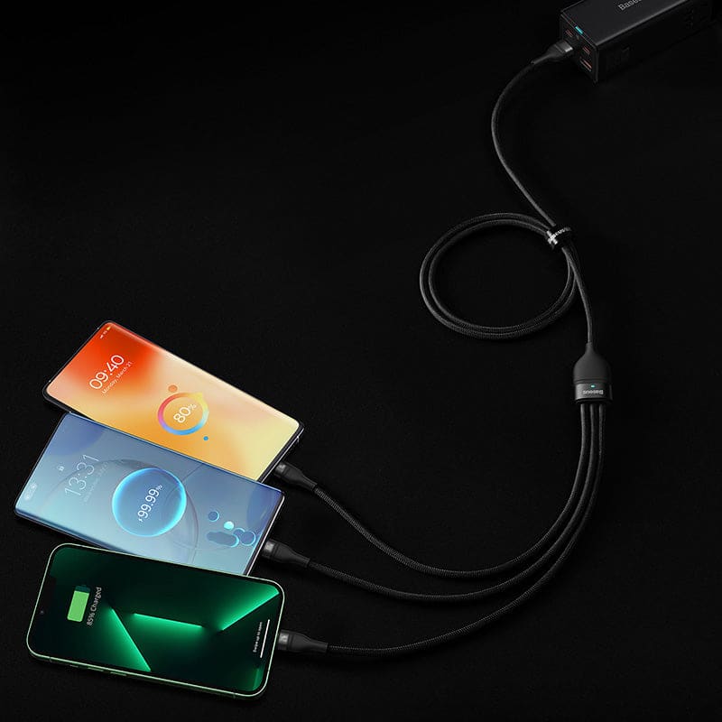 3 USB Powerful Cable | Baseus Flash Series | Gadget Store