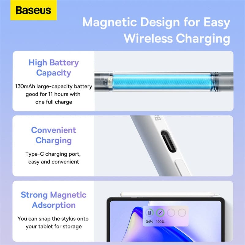 BASEUS Smooth Writing 2 Series iPad Pen with Charging cable
