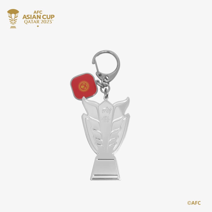 Gadget Store- 2D Trophy Keychain with Country Flag