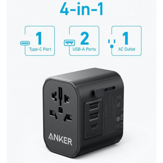 Gadget Store- ANKER 312 Outlet Extender Travel Adapter 30W