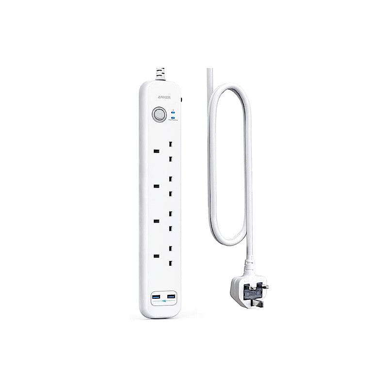 Gadget Store - ANKER PowerExtend 2 USB 4 Sockets Strip- 2m