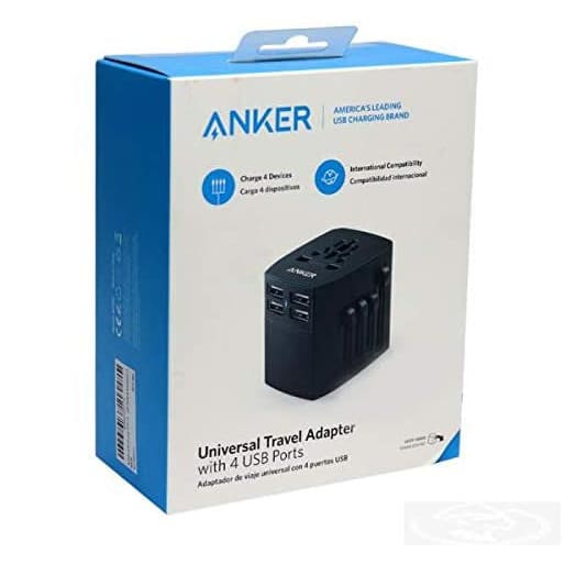 Gadget Store - ANKER Universal Travel Adapter 4 USB Ports