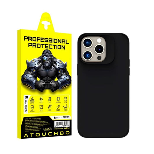 Gadget Store- ATB Black Silicone Case - ايفون 15 برو ماكس