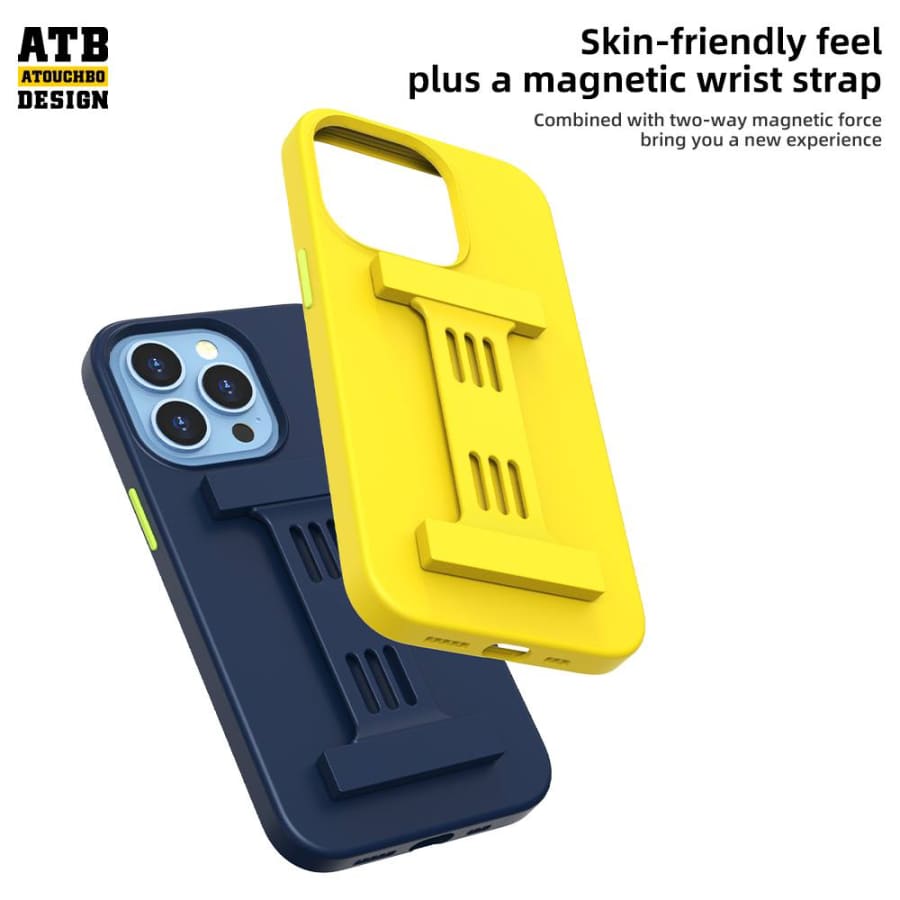 Gadget Store- ATB Black Silicone Case with Magnetic Grip