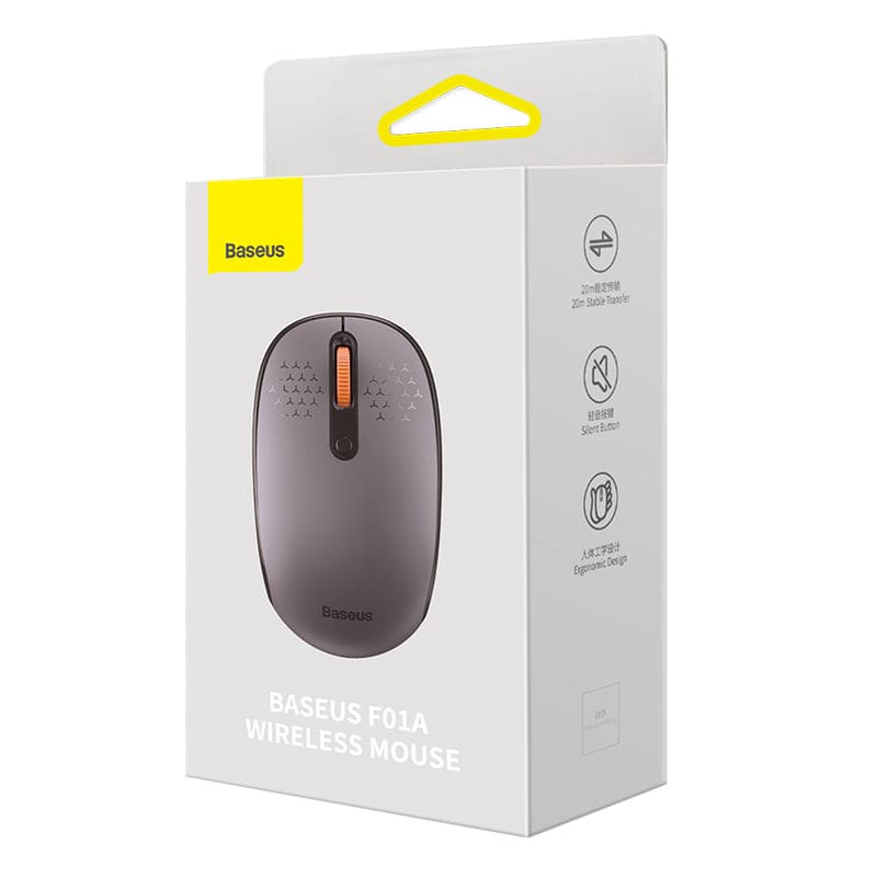Gadget Store- BASEUS F01A Wireless Mouse Grey