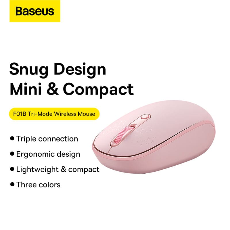 Gadget Store- BASEUS F01B Tri-Mode Wireless Mouse