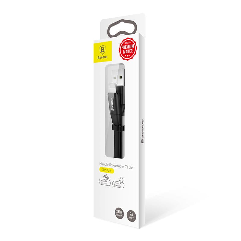 Gadget Store- BASEUS Nimble iPhone Portable Cable- 23cm