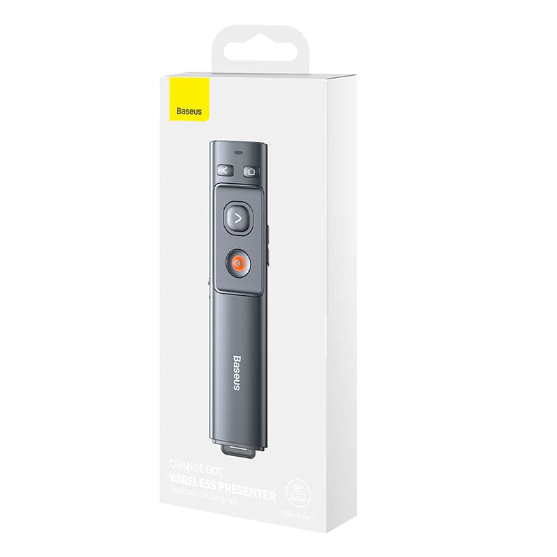Gadget Store - BASEUS Orange Dot Wireless Presenter Red