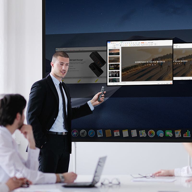 Gadget Store - BASEUS Orange Dot Wireless Presenter Red