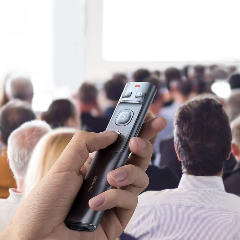 Gadget Store - BASEUS Orange Dot Wireless Presenter Red