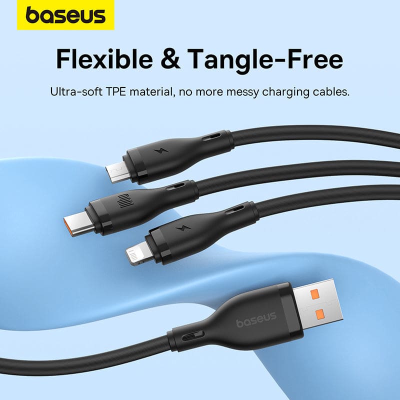 Gadget Store- BASEUS Pudding Series 1 for 3 Fast Charging