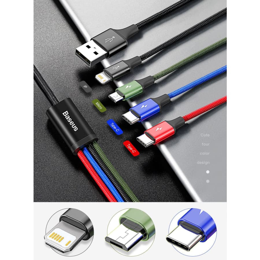 Gadget Store - BASEUS Rapid Series 4 in 1 USB charger