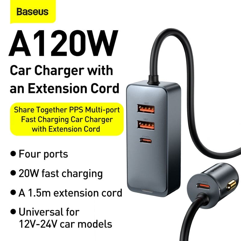 Gadget Store - Baseus Share Together PPS Multi Port Car