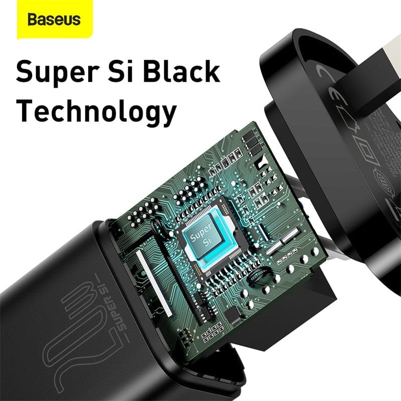 Gadget Store -BASEUS Super Si Type-C 20W Plug With Cable