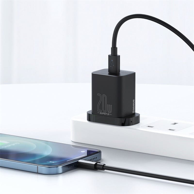 Gadget Store -BASEUS Super Si Type-C 20W Plug With Cable
