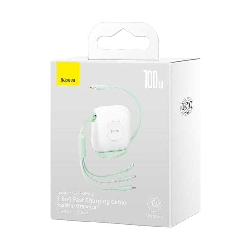 Gadget Store - BASEUS Traction Series Retractable 3 in 1