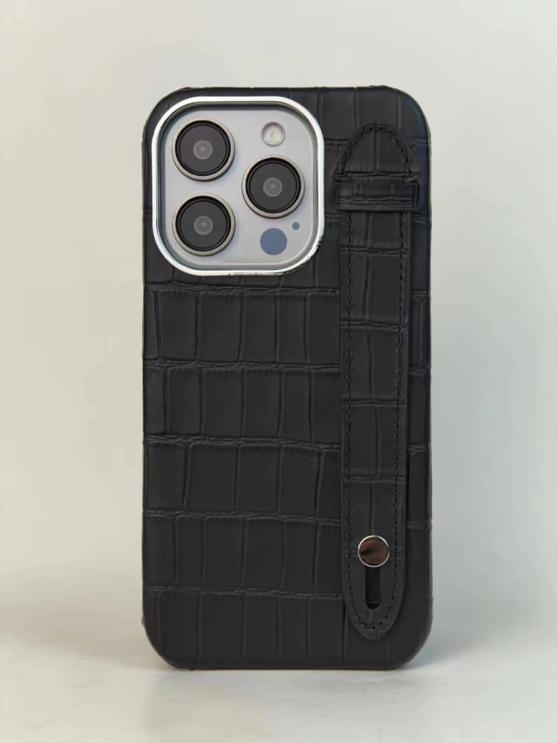 Gadget Store- GS Black Cover Genuine Cow Leather with Side