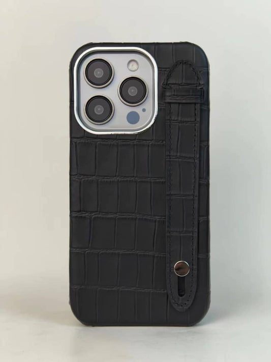 Gadget Store- GS Black Cover Genuine Cow Leather with Side