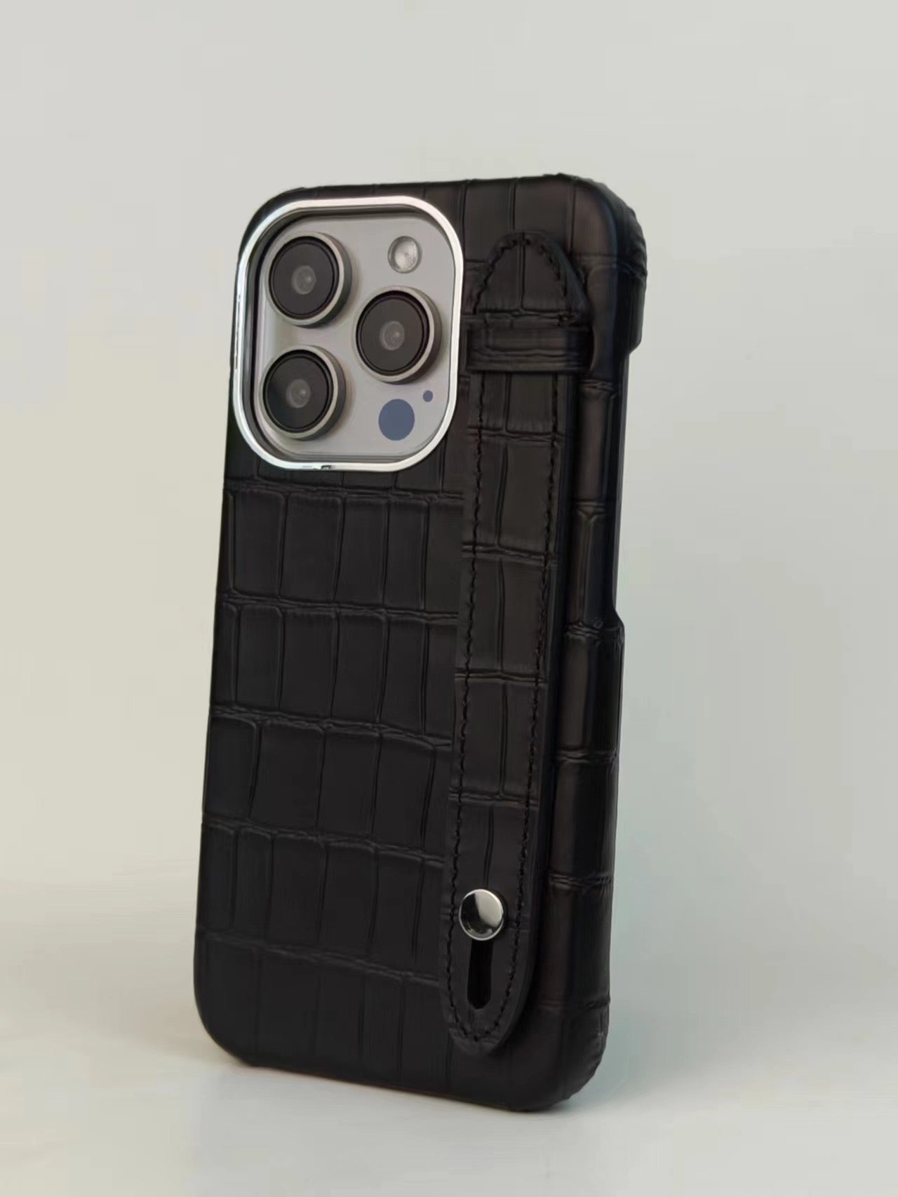 Gadget Store- GS Black Cover Genuine Cow Leather with Side