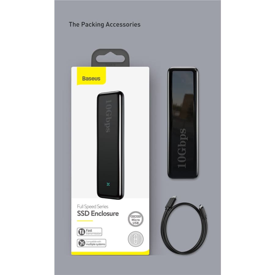 Gadget Store - بيزوس- هارد ديسك خارجي نوع SSD تايب سي الجيل