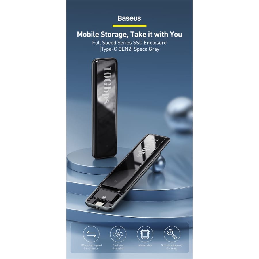 Gadget Store - بيزوس- هارد ديسك خارجي نوع SSD تايب سي الجيل