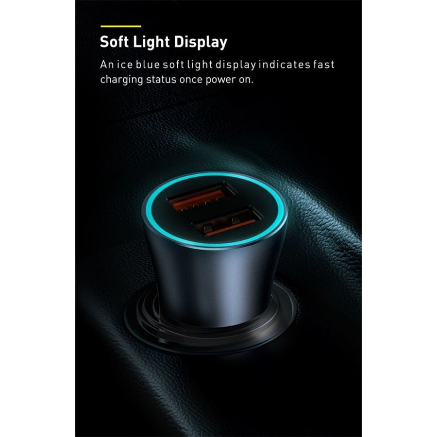 Gadget Store - بيزوس قولدن كونتراكتور برو - شاحن سيارة يو اس