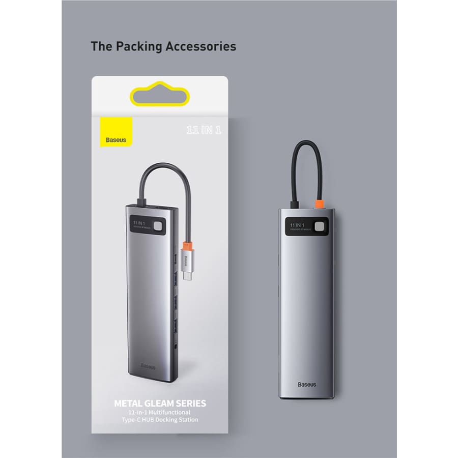 Gadget Store - بيزوس- وصلة لابتوب 11 في 1 متعددة الاستخدام