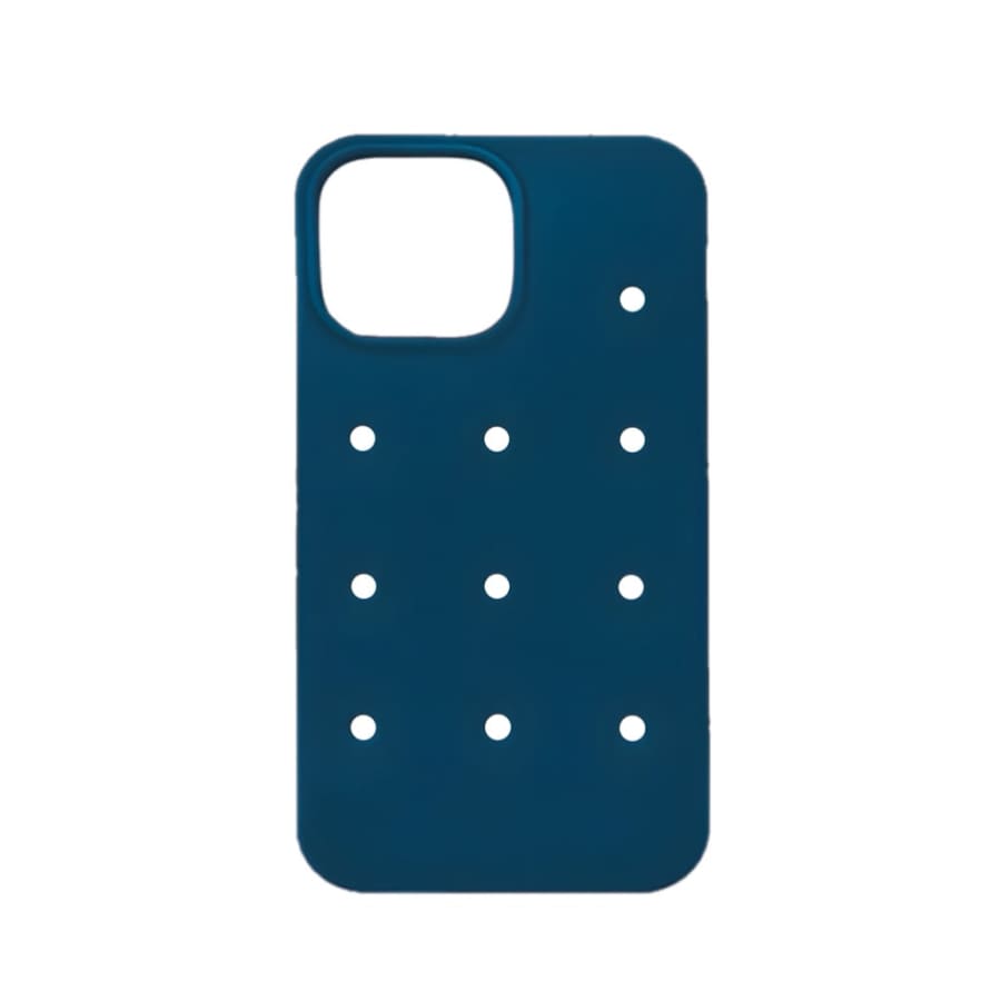 Gadget Store- Crocs Phone Cover Dark Blue - ايفون 15 برو