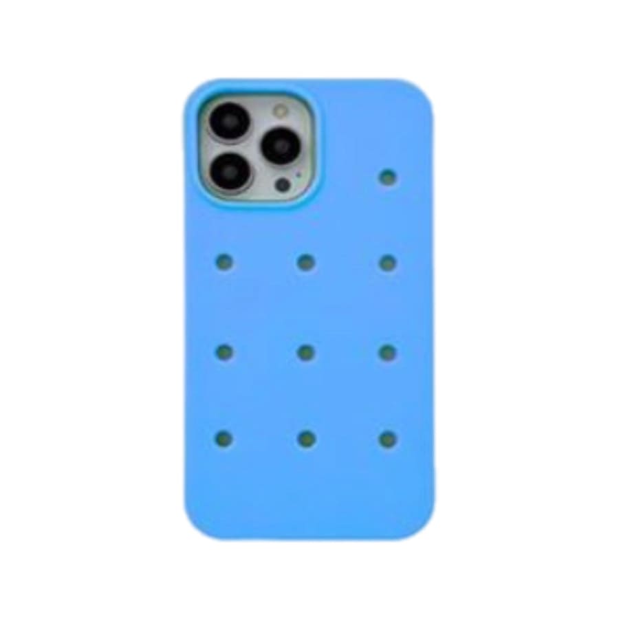 Gadget Store- Crocs Phone Cover Light Blue - ايفون 15