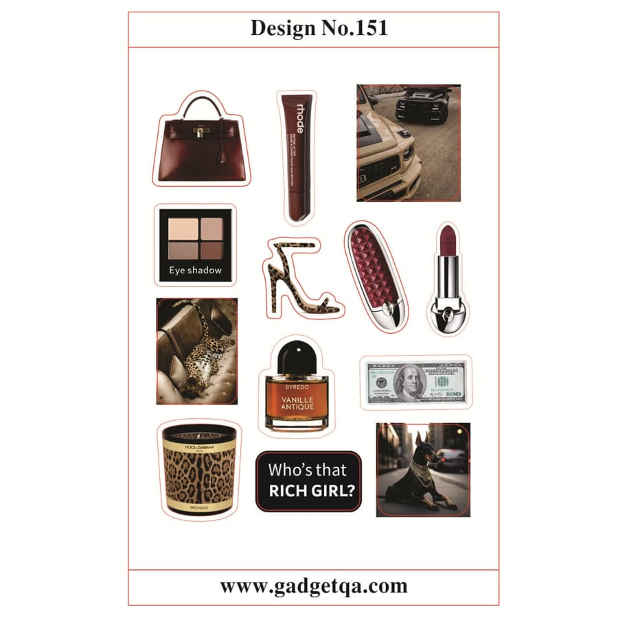اشترِ ملصقات 2 للتخصيص والتزيين في قطر - Design No. 151
