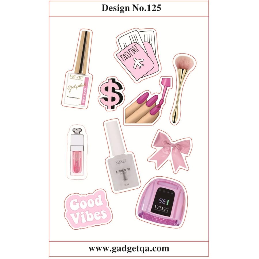 اشترِ ملصقات 2 للتخصيص والتزيين في قطر - Design No. 125