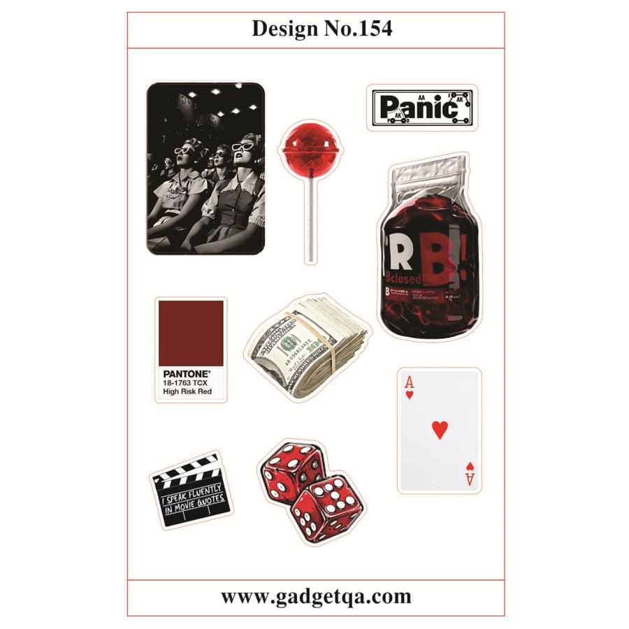 اشترِ ملصقات 2 للتخصيص والتزيين في قطر - Design No. 154