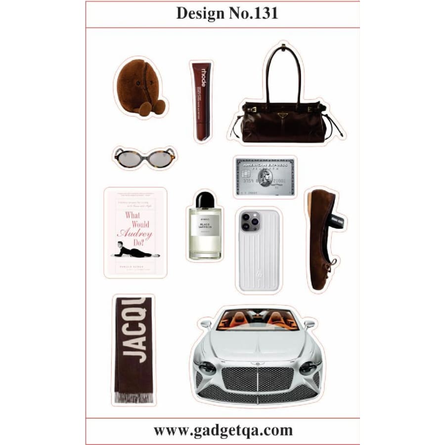 اشترِ ملصقات 2 للتخصيص والتزيين في قطر - Design No. 131