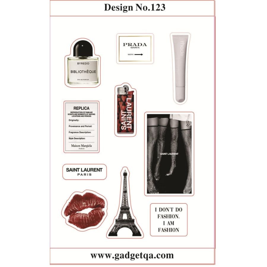 اشترِ ملصقات 2 للتخصيص والتزيين في قطر - Design No. 123