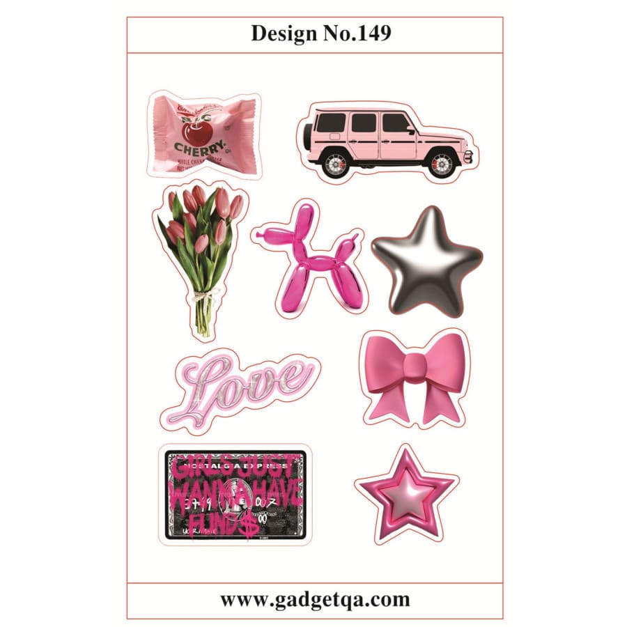 اشترِ ملصقات 2 للتخصيص والتزيين في قطر - Design No. 149