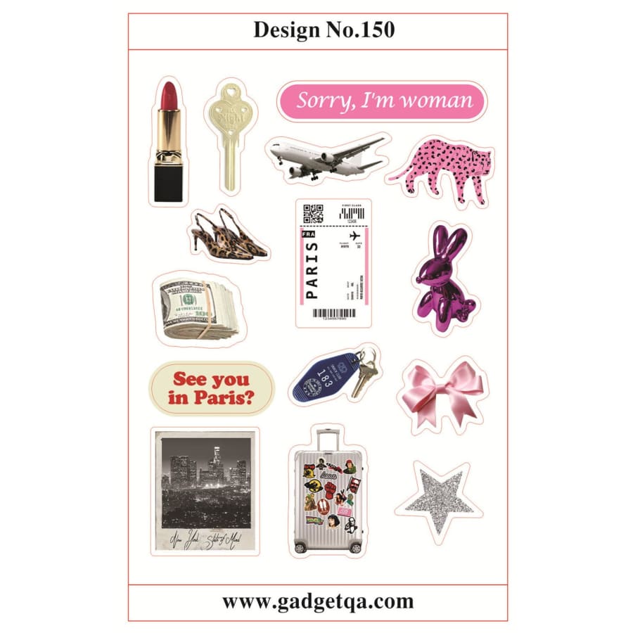 اشترِ ملصقات 2 للتخصيص والتزيين في قطر - Design No. 150