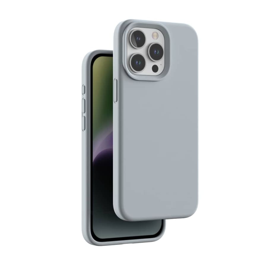 Gadget Store- GS Dark Grey Silicone Case - ايفون 15 برو ماكس