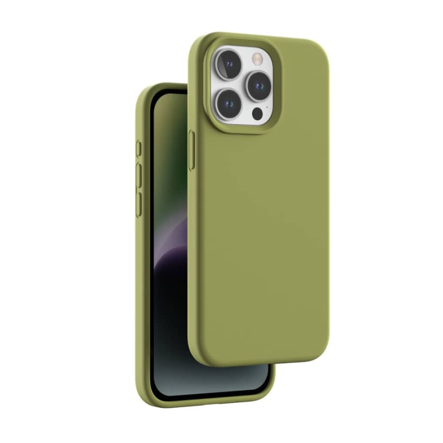 Gadget Store- GS Light Green Silicone Case - ايفون 15