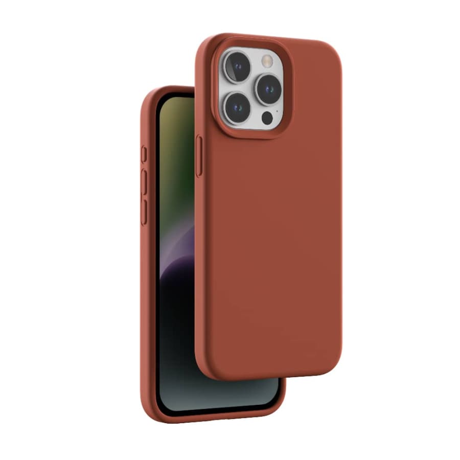 Gadget Store- GS Maroon Silicone Case - ايفون 15 برو ماكس