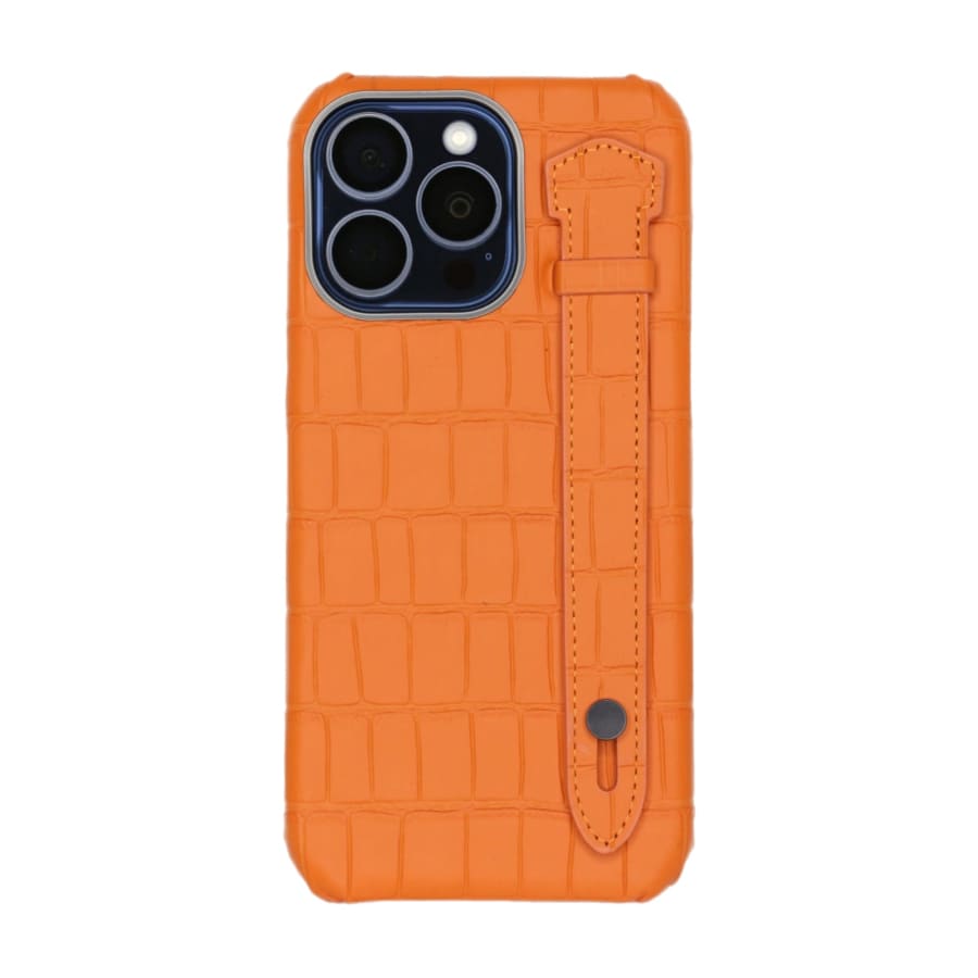 Gadget Store- GS Orange Cover Genuine Cow Leather with Side