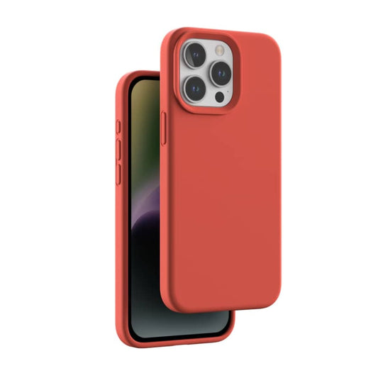 Gadget Store- GS Red Silicone Case - ايفون 15 برو ماكس