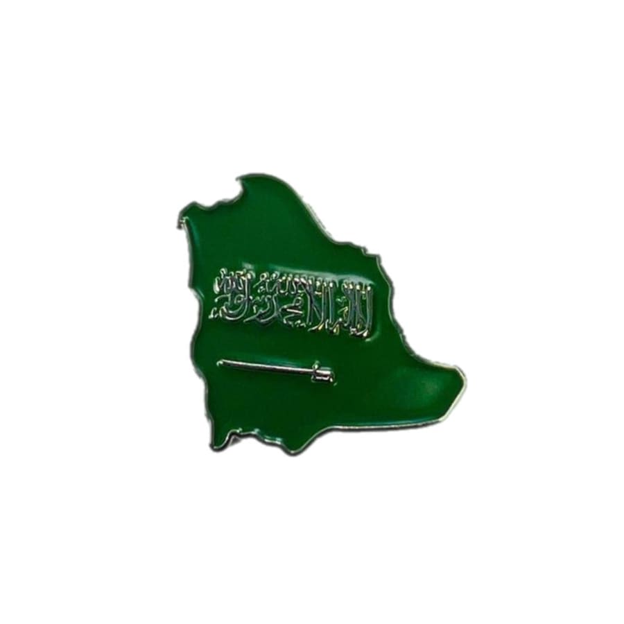 Gadget Store- Metal Sticker - خريطة السعودية تصميم 1