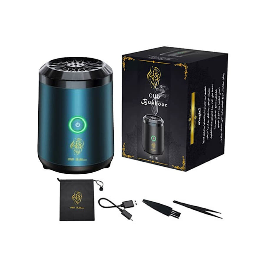 Gadget Store - Mini Portable Electric Incense burner - أزرق