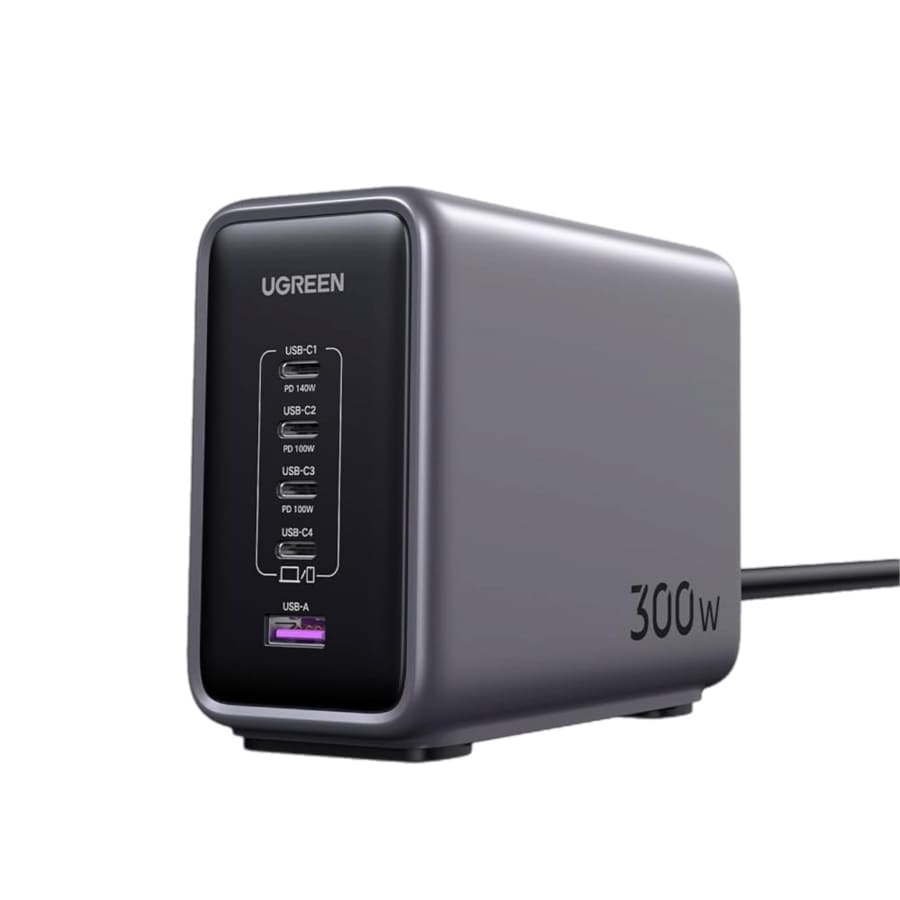 Gadget Store- UGREEN 5-port GaN Desktop Fast Charger 4USB-C