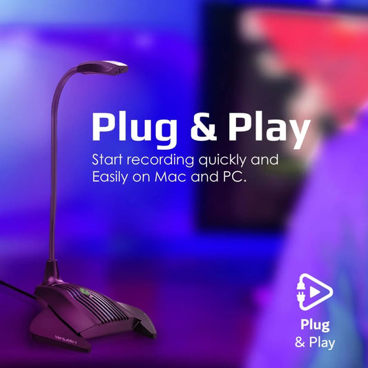 Gadget Store- VERTUX VERTUMIC 1 HD Anti-Vibration Gaming