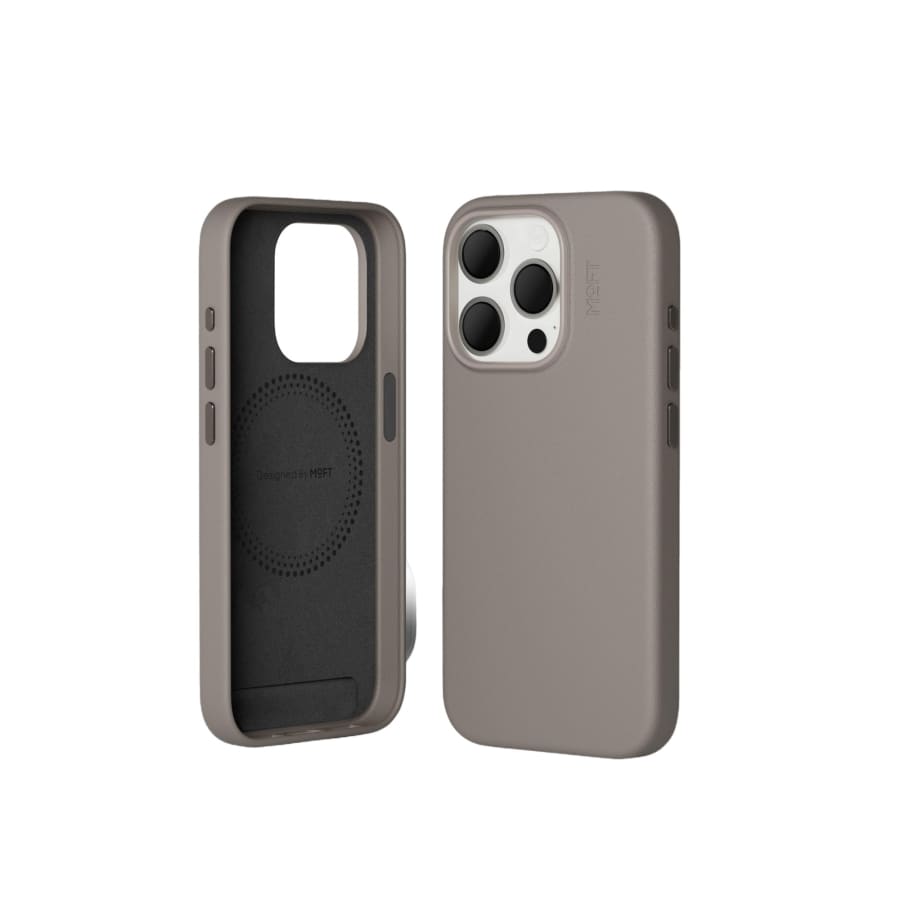 MOFT Leather MOVAS Magsafe Cover - رمادي / ايفون 16 برو ماكس